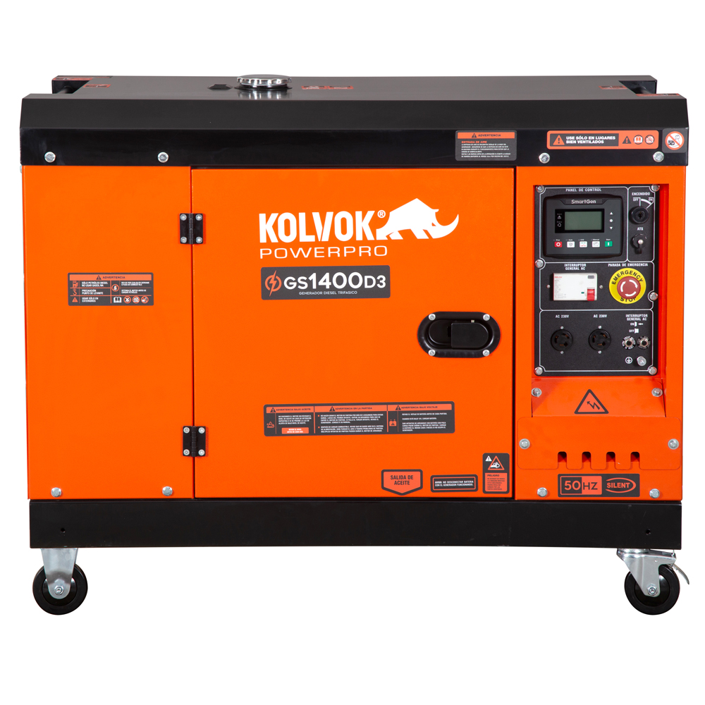 GENERADOR KOLVOK GS1400D3 14.0KVA 380V