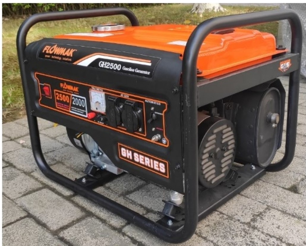 GENERADOR GASOLINA FLOWMAK GH2500 220V 2200W P/Manual